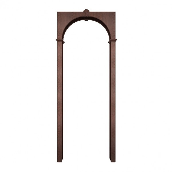 Фото Арка милано, пвх дуб шоколадный 700*190*1800 со сводорасширителем
