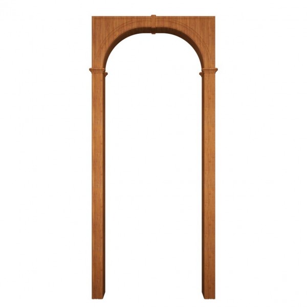 Фото Арка палермо, пвх дуб золотой 700*190*1800 со сводорасширителем