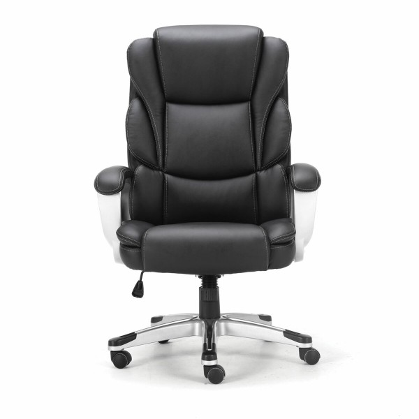 

кресло офисное brabix premium rest ex-555, пружинный блок, экокожа, черное, 531938