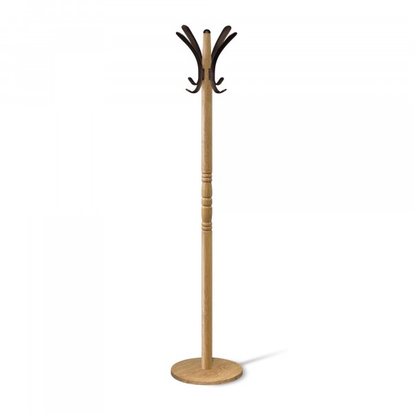 Фото Вешалка sheffilton sht-cr15 дуб фиам/коричневый