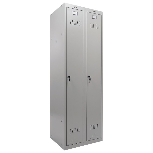 

шкаф металлический для одежды brabix lk 21-80, усиленный, 2 секции,1830х800х500 мм, 37 кг,291129