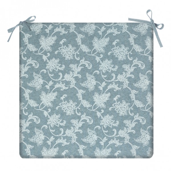 Фото Галета на стул пикамо 40*40см ск 2504-x1935 v9 бирюзовый