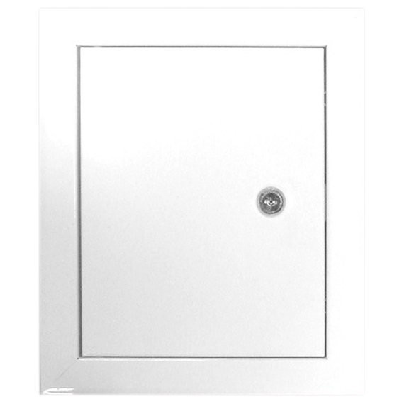 Фото Люк-дверца 400*500мм фланец, металл, рамка 460*560мм, с замком, лт4050м3, era