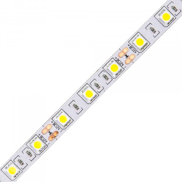 Фото Лента светодиодная volpe uls-q221 5050-60led/m-10mm-ip20-dc12v-14,4w/m-5m-rgb