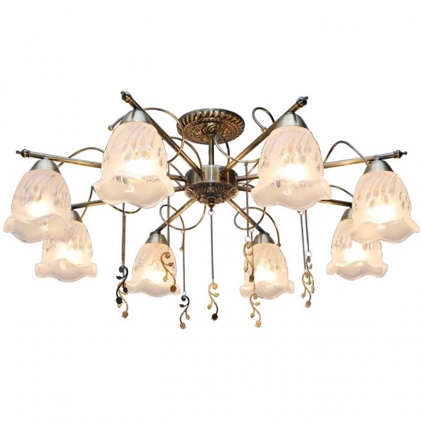 

люстра подвесная toplight delia tl1195x-08ab е14 8x40вт ip 20