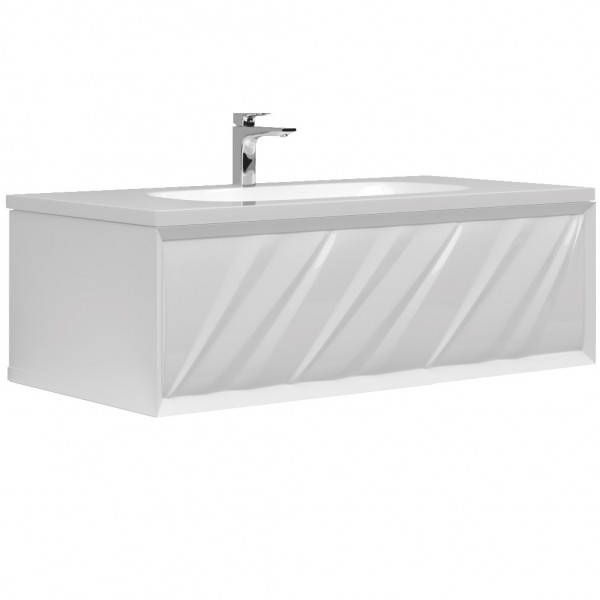 

тумба glace 100п 1 в.я. white (верх)