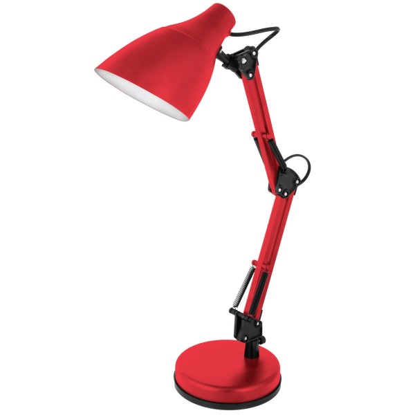 Фото Лампа настольная camelion kd-331 12792 230в 40w е27 красный