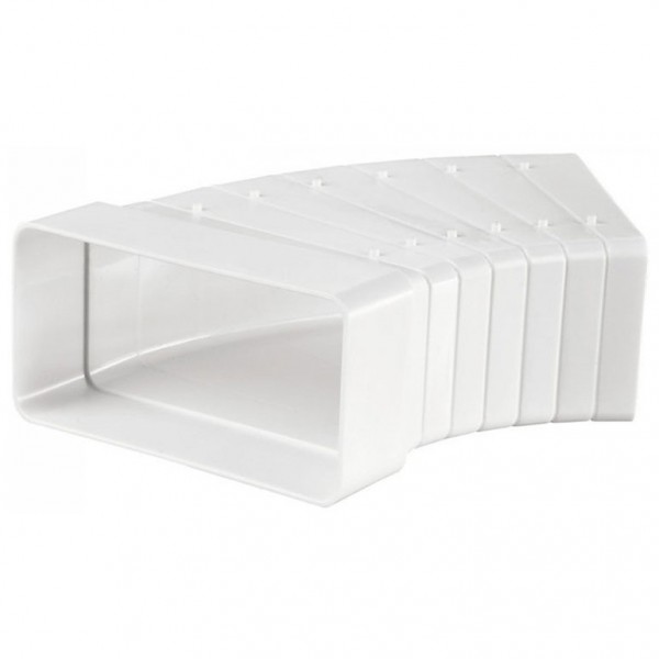 Фото Колено прямоугольное 60*120мм пвх, горизонт. разноугловое 3-48град, 612крп, эра