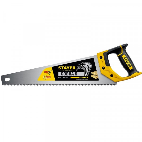 Фото Ножовка по дереву 400мм с закаленным зубом, stayer мастер 1506-40 _z01-1506-40_z02