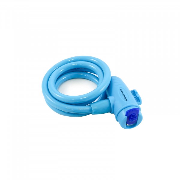 Фото Замок навесной тросовый авангард голубой