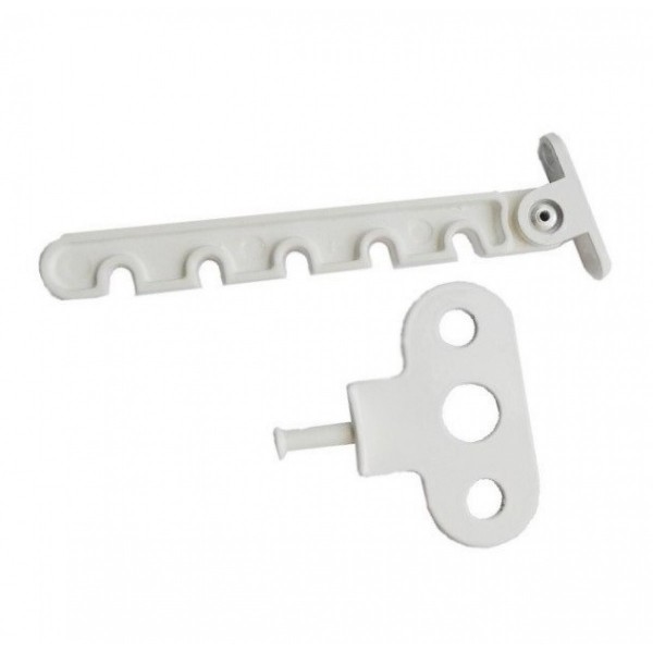 Ограничитель открывания 5 ступенчатый slt  белый