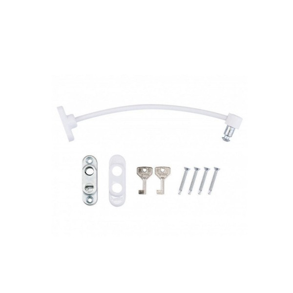 Фото Замок безопасности тросовый для поверхностей и раздвижных окон lfs-c2