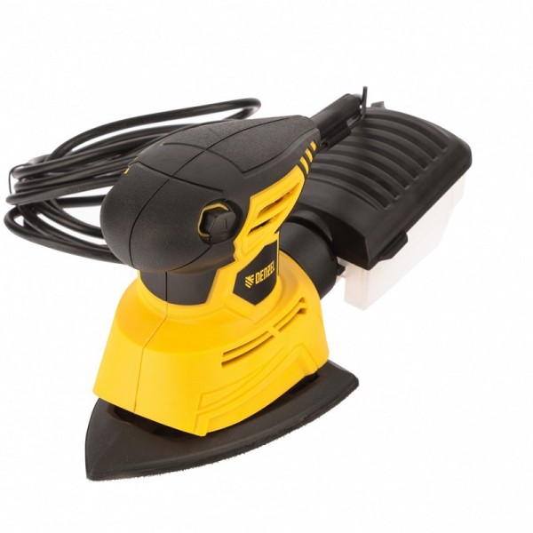 Фото Машина плоскошлифовальная вибрационная 2 в 1 vds-2, 130 вт, 14000 об/мин, denzel 27614