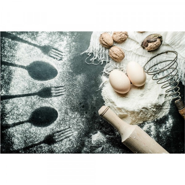 Фото Доска кухонная 17,5х29см люблю готовить