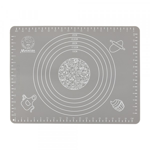 Фото Коврик кулинарный 40*30см marmiton basic со шкалой силикон 17408