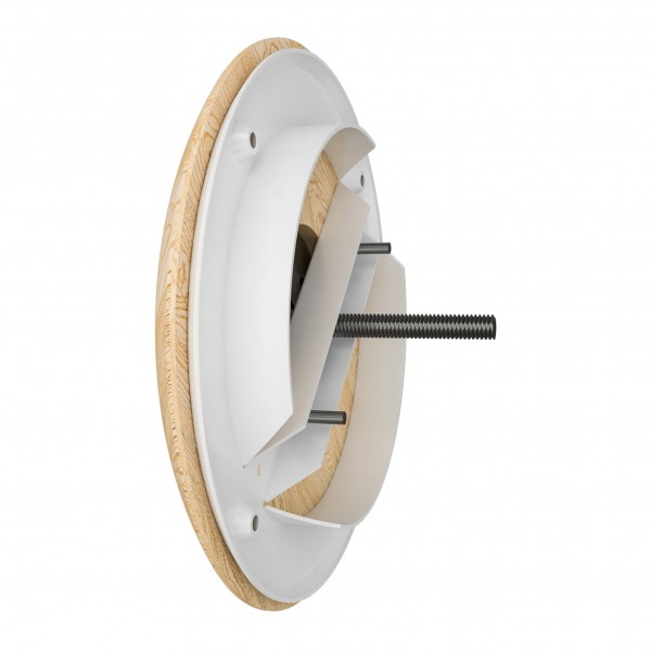 Фото Анемостат 125мм приточно-вытяжной с фланцем и расп.лапками (сосна), 12,5dw pine ms, эра