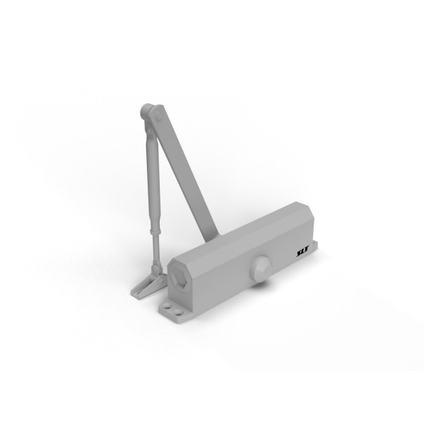 Фото Доводчик дверной slt dc-120 (80-120) серебро