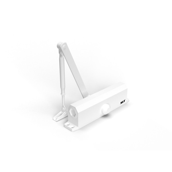 Фото Доводчик дверной slt dc-120 (80-120) белый