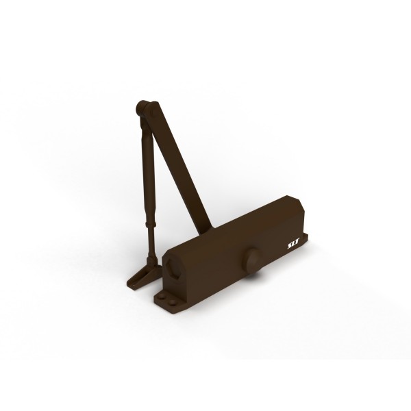 Фото Доводчик дверной slt dc-120 (80-120) коричневый