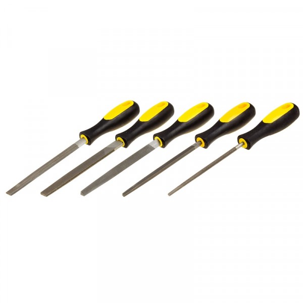 Фото Набор напильников 5шт 150мм с двухкомпонентной ручкой stayer 1681-15-н5_z01