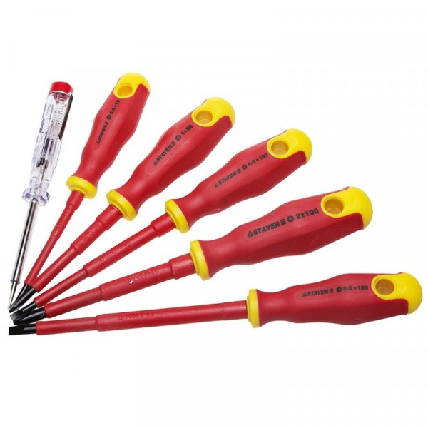Фото Набор отверток диэлектрических 6шт sl/ph electro stayer 25145-h6_z01