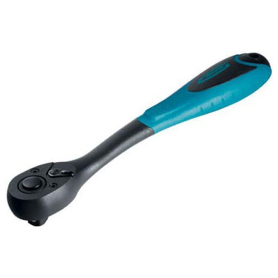 Фото Ключ-трещотка 1/4 с переключателем, двухкомп. ручка gross 14086