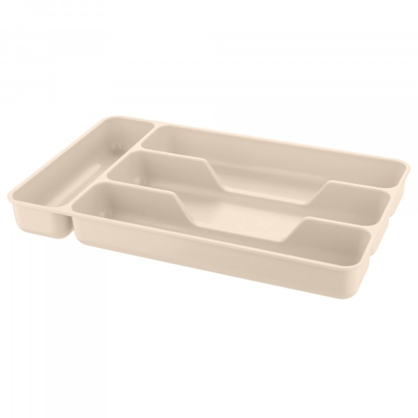 Фото Лоток для столовых приборов 280х176х35мм phibo пластик 433209207