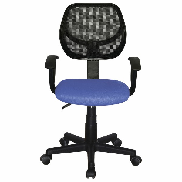 

кресло компактное brabix flip mg-305, ткань tw, синее/черное, 531919