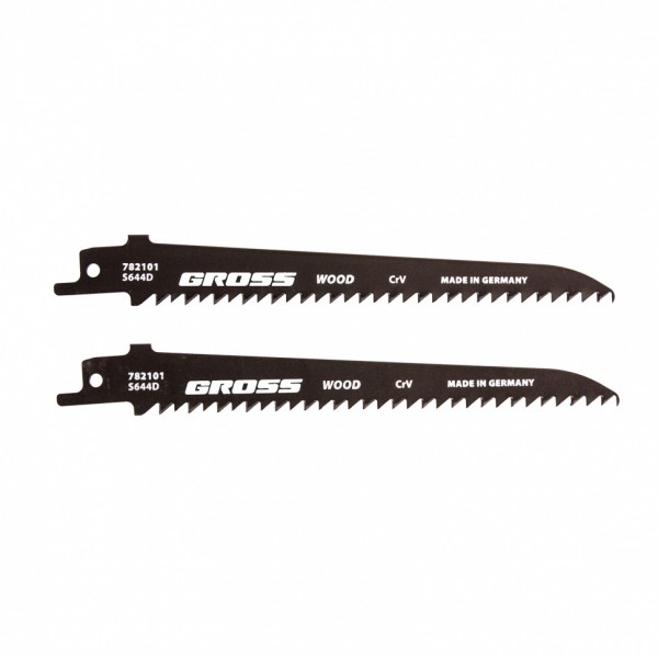 Фото Полотна по дереву для сабельной пилы 4011 - s644d (150х130 мм, шаг 4,2 мм, фигурный рез, 2 шт.) gros