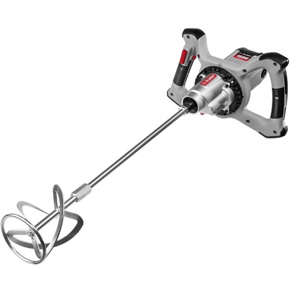 Фото Миксер строительный, 2-скоростной, 1600 вт, 26.7 нм, 0-550 об/мин, м14 зубр мр-1600-2