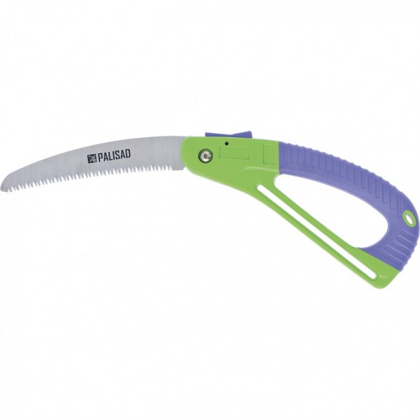 Фото Пила садовая складная,175 мм, пластиковая обрезиненная рукоятка, защитная кулиса palisad