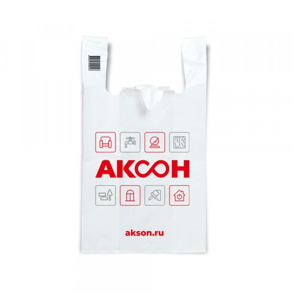 Фото Пакет-майка аксон.ru 30*16см