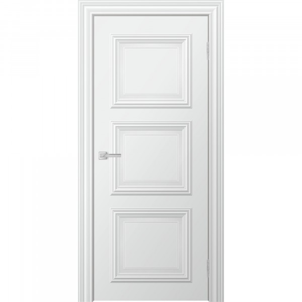 

полотно дверное глухое miel 2000х800мм.,эмаль, цвет снежный
