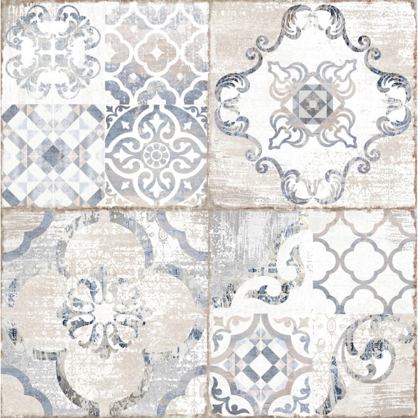 

плитка напольная plaster 418*418 голубой tfu03psr017