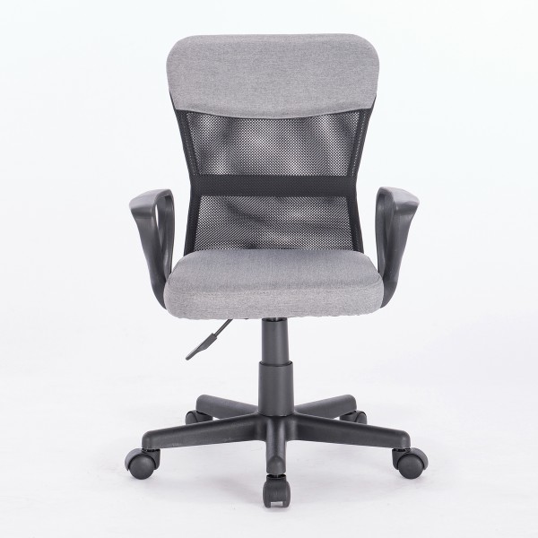

кресло компактное brabix jet mg-315, с подлокотниками, серое, 531840