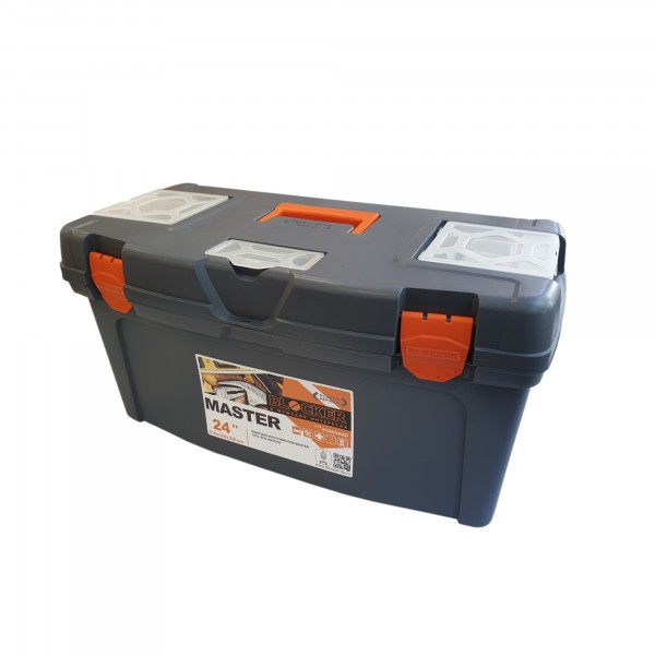 ящик для инструментов master 24 чёрный/оранжевый