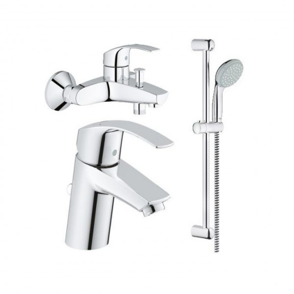 Фото Душевой комплект grohe eurosmart 124446