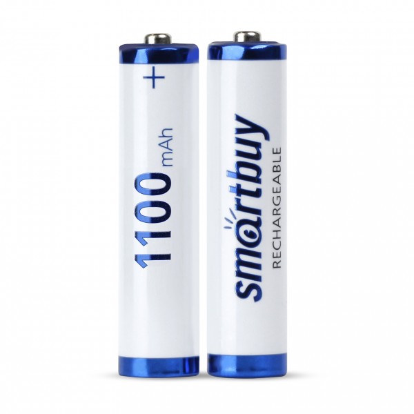 Фото Батарейка аккумуляторная ааа ni-mh, 1,2в, 1100мач, smartbuy, 2шт