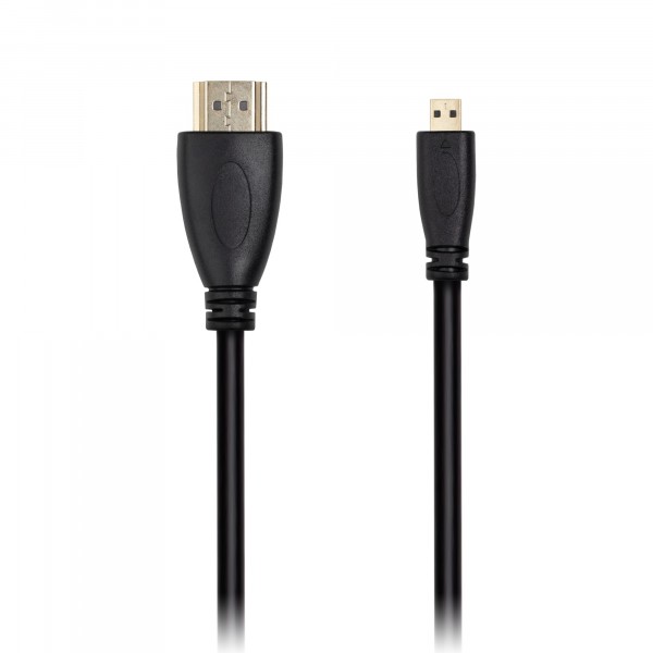 Фото Кабель hdmi/microhdmi ver.1,4 (a-m/d-m) 1,8м, черный, smartbuy, k-318-120