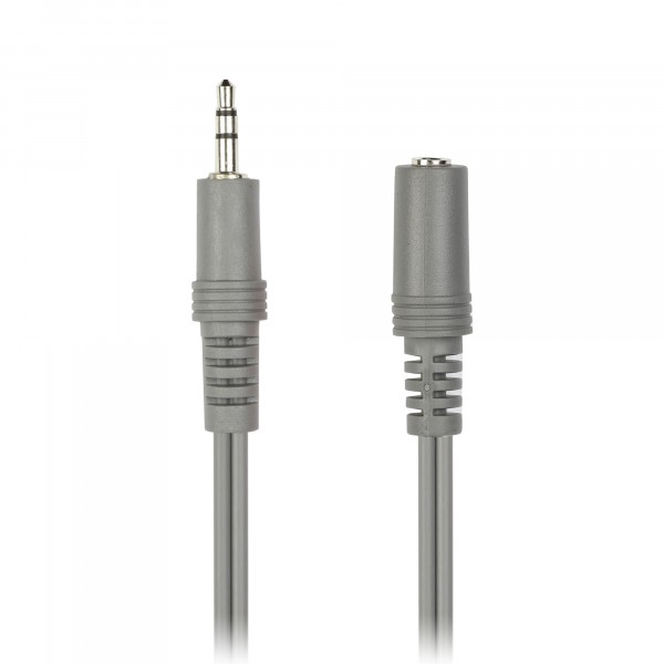 Фото Шнур 3.5 jack(m) штекер / 3.5 jack(f) гнездо, 1,8м, черный, smartbuy, ka-321-350