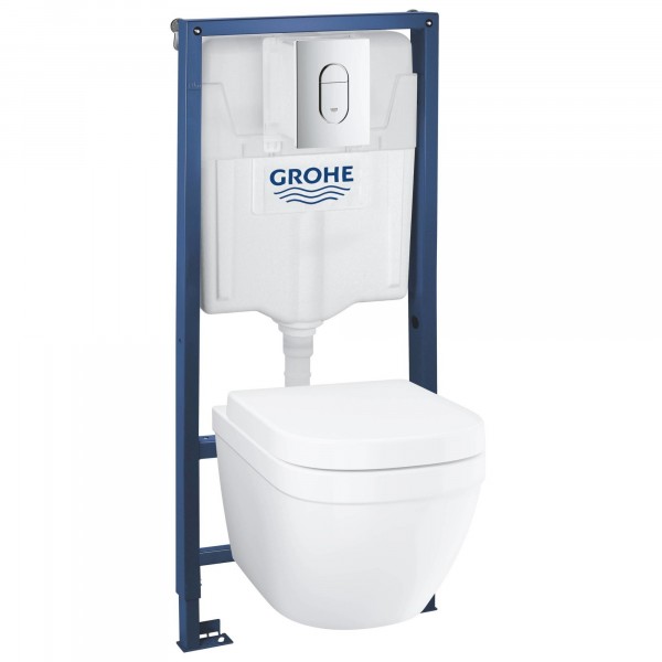 

система инсталляции для унитазов 3в1 grohe solido compact 39536000