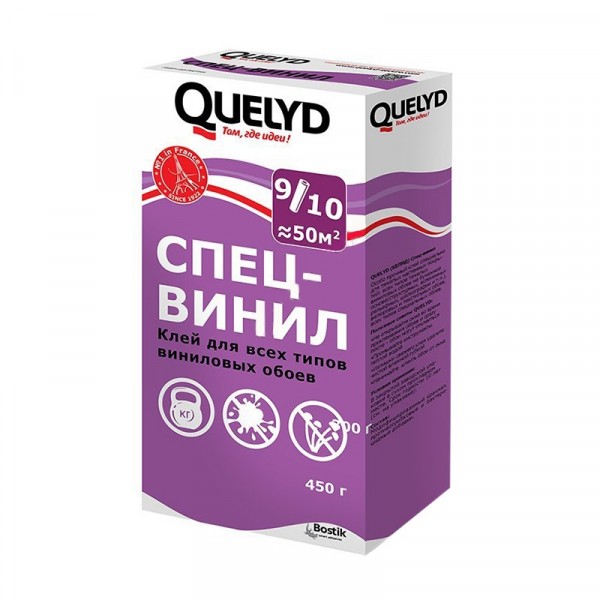 

клей для обоев quelyd /спец-винил/ 450г