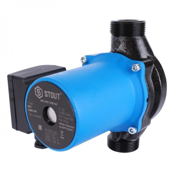 Фото Насос циркуляционный stout 25/80-180