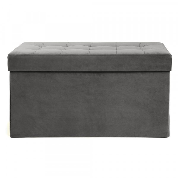 Фото Пуф тироль большой 780х390х420 серый