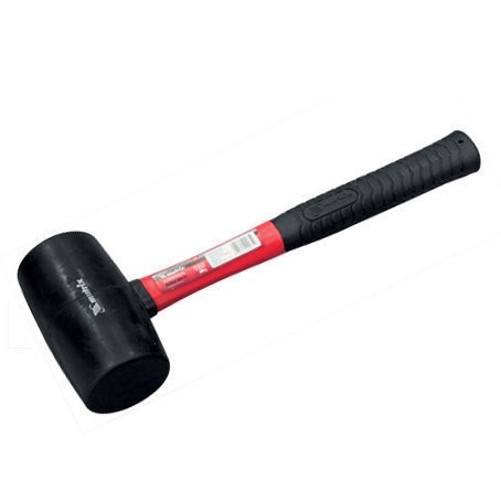 Фото Киянка резиновая 450г с фиберглассовой ручкой matrix 11185