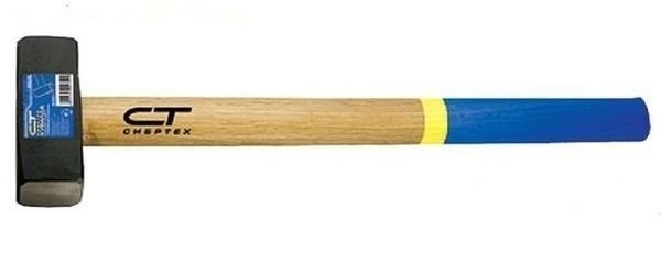 Фото Кувалда 3кг с деревянной ручкой /кованая/ сибртех 10929