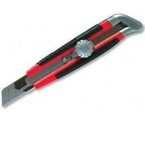 Фото Нож 18мм с металической направляющей и винтом matrix 78914