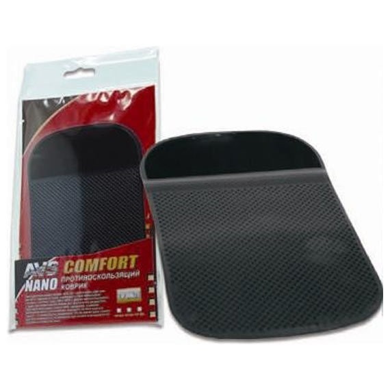 Коврик противоскользящий на панель приборов 15*9см nano avs np-002