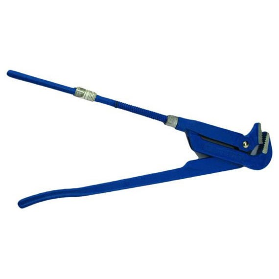 Фото Ключ трубный рычажный прямые губки №0 сибртех 15757