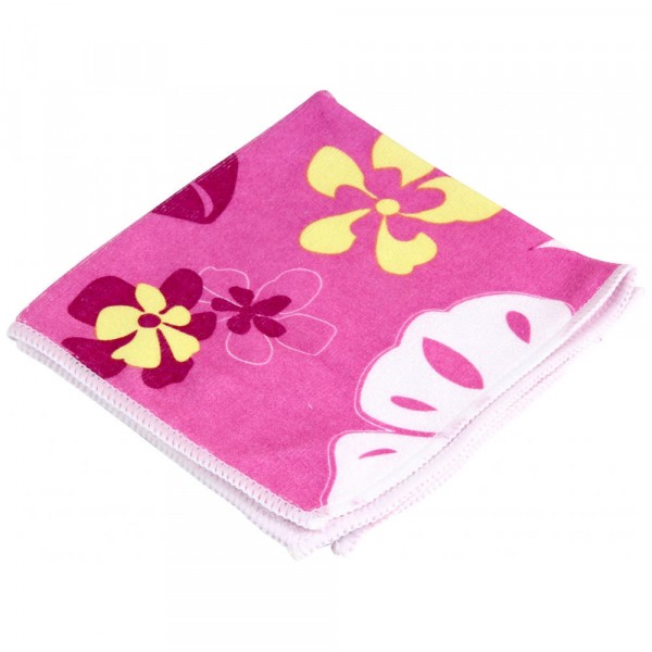 Фото Салфетка из микрофибры 30*30см с рисунком, розовая m-04p